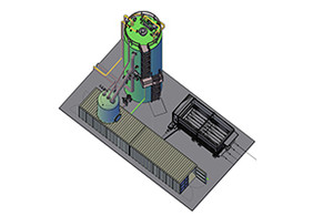 ventury: 75kW-Biogasanlage mit Pfropfenstrom-Kleinfermenter, Quelle: ventury GmbH